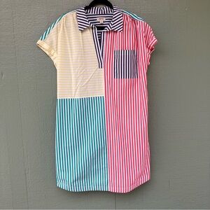 Striped shirt dress, sz 14